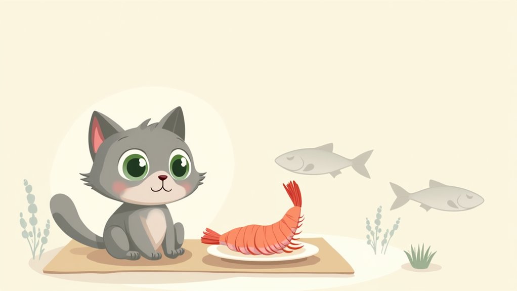 shrimp nutritious treat for cats