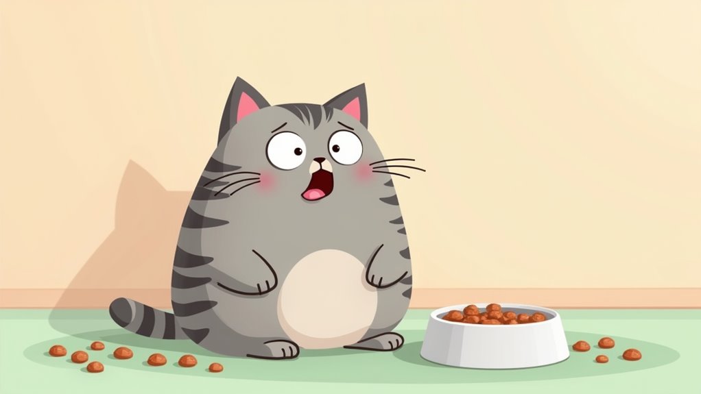 signs of fast eating