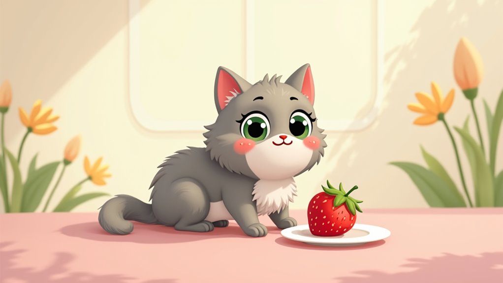strawberries enhance cat health