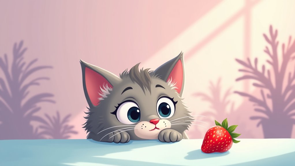 strawberries risks for cats