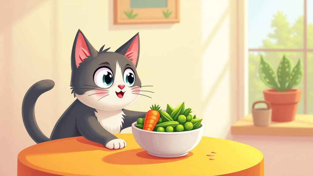 vegetable feeding precautions for cats