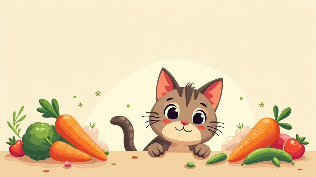 vegetables enhance cat nutrition