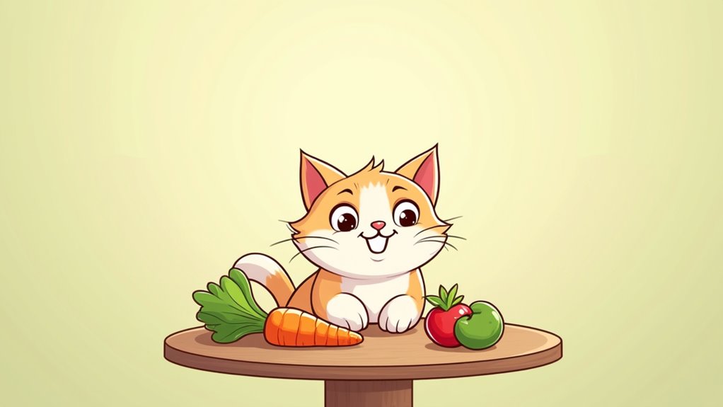 vegetables supplement cat diets