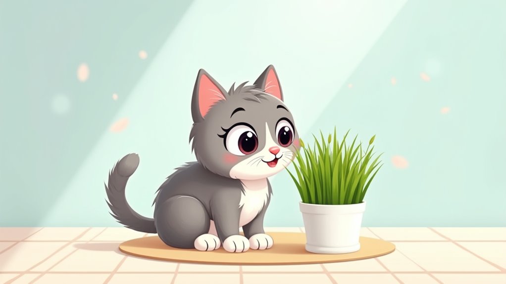 wheatgrass boosts cat health