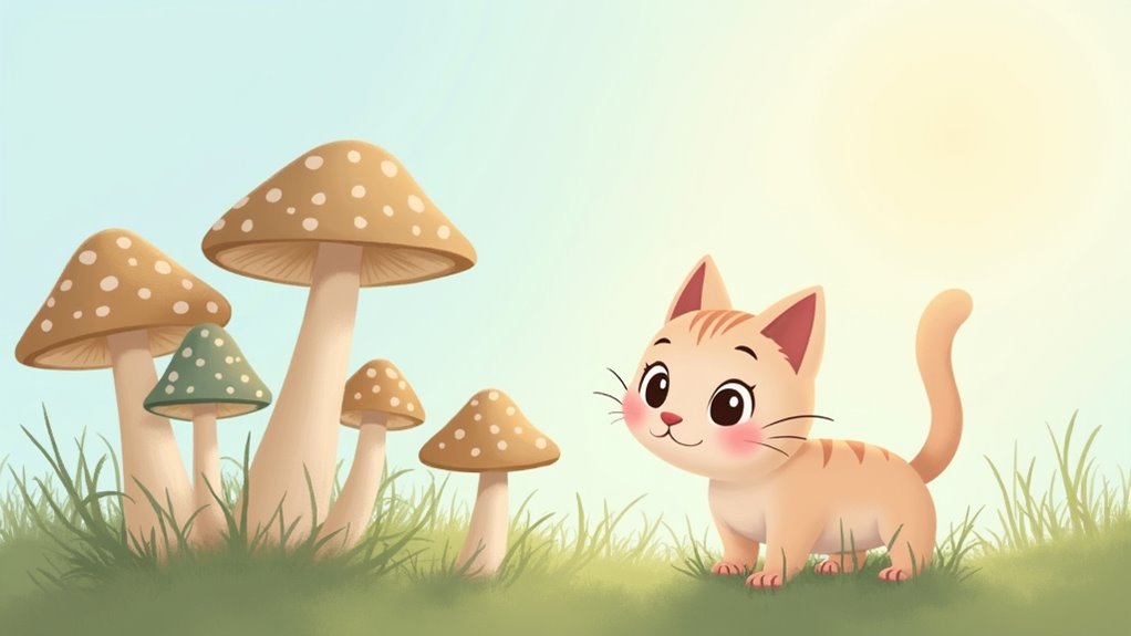 wild mushrooms harm cats